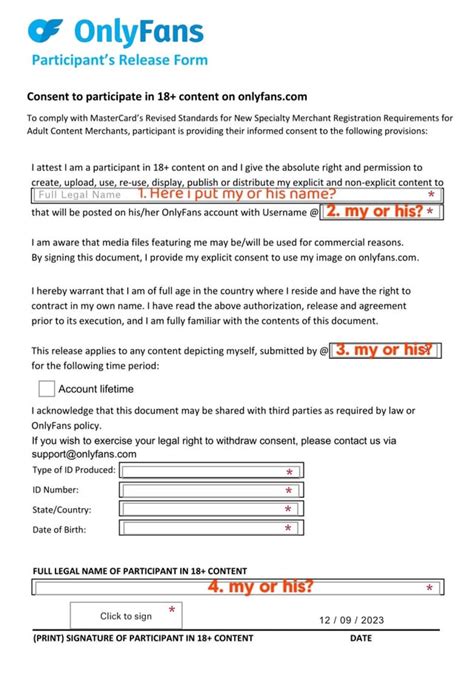 release form for only fans|OnlyFans Release Form: How To Fill & Submit This。